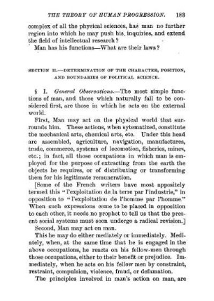 Section II. Determination Of The Character, Position, And Boundaries Of Political Science.