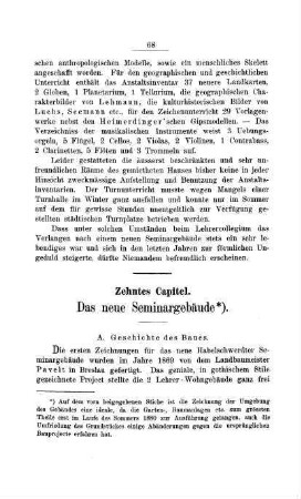 X Das neue Seminargebäude