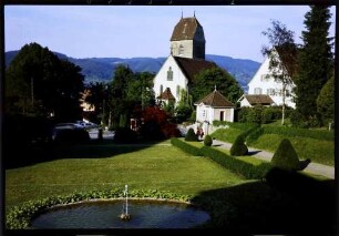 Bodman: Kirche vom Schlosspark