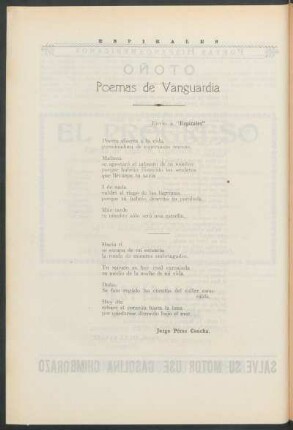 Poemas de Vanguardía