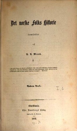 Det norske Folks Historie, 2
