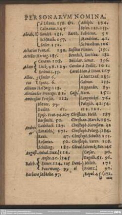 Personarum Nomina