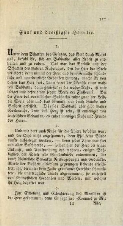 Fünf und dreißigste Homilie