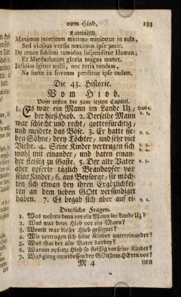 183-192, Die 43. - 44. Historie