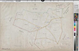 Burgsteinfurt (Steinfurt), Zusammenlegung Veltrup, Urkarte II Veltrup Flur 18