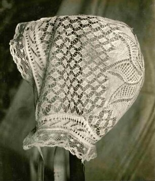 Haube gestrickt, Erkenbertmuseum Frankenthal