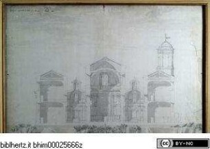 Entwurf einer Kollegiatskirche, Querschnitt