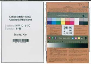 Entnazifizierung Karl Espitte , geb. 05.11.1919 (Kaufmaennischer Angestellter)