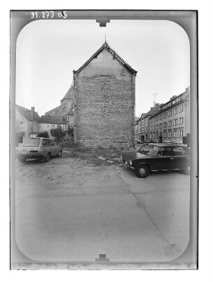 Stralsund-Altstadt, Semlowerstraße. Wohnhaus. Giebelfront