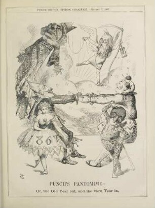 Punch's pantomime; Or, the Old Year out, and the New Year in