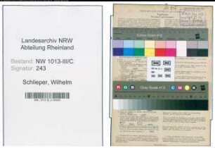 Entnazifizierung Wilhelm Schlieper , geb. 14.06.1912 (Friseur)