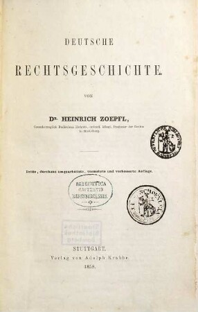 Deutsche Rechtsgeschichte