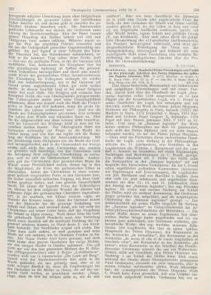 158-159 [Rezension] Grabmann, Martin, Handschriftliche Forschungen und Funde zu den philosophischen Schriften des Petrus Hispanus, des späteren Papstes Johannes XXI.