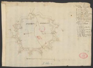 [Plan de la Forteresse de Franckendal]