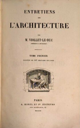 Entretiens sur l'architecture, 1