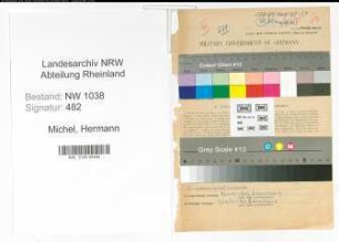 Entnazifizierung Hermann Michel , geb. 17.10.1897 (Beamter)