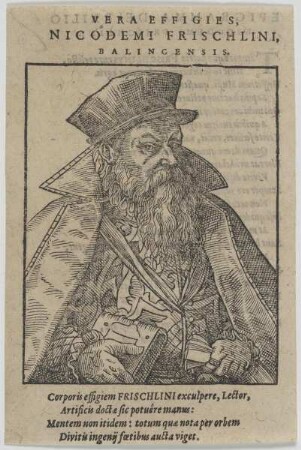 Bildnis des Nicodemus Frischlinus