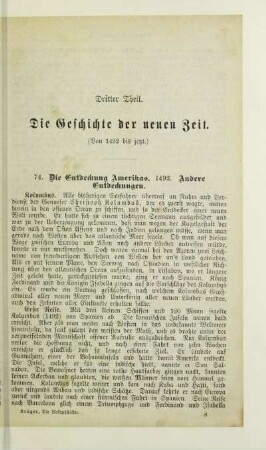 74. Die Entdeckung Amerikas. 1492. Andere Entdeckungen