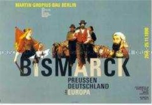 Postkarte zur Ausstellung "Bismarck, Preußen, Deutschland und Europa"