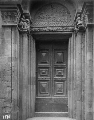 Pieve Santa Maria — Südfassade: Südportal
