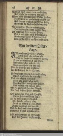 Am dritten Oster-Tage