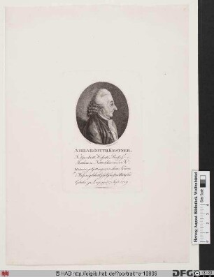 Bildnis Abraham Gotthelf Kaestner