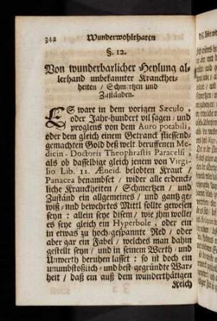 342-349, § 12. Es ware in dem vorigen Saeculo, oder ...