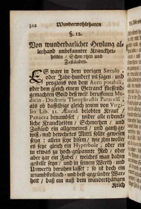 342-349, § 12. Es ware in dem vorigen Saeculo, oder ...