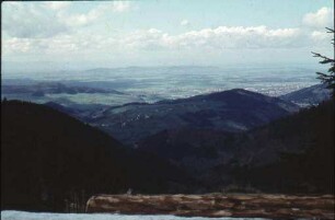 Blick auf Kaiserstuhl und Vogesen