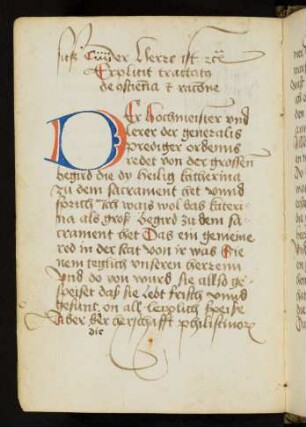 Legenda S. Catharinae Senensis, dt.