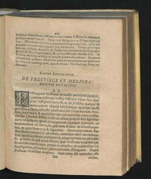 Caput Undecimum. De Fructibus Et Melioramentis Dotalitii.