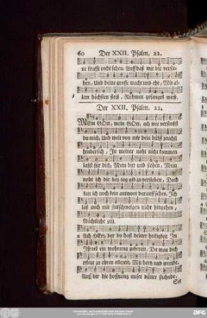 Der XXII. Psalm. 22.