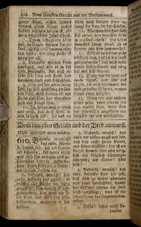 Vom jüngsten Gericht und der Verdammniß. - Reise-Lieder.