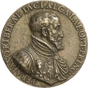 Medaille auf Per Afán de Ribera y Portocarrero, Mitte 16. Jahrhundert