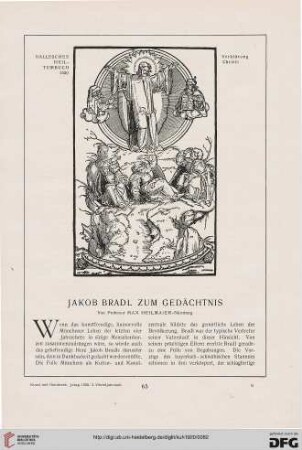 Jakob Brandl zum Gedächtnis