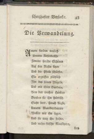 Die Verwandelung