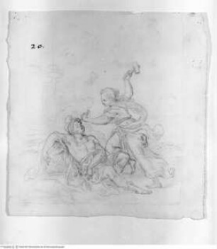 Concorso Accademico 1762, Seconda Classe: Jael tötet den schlafenden Sisera, indem sie ihm einen Zeltpflock durch die Schläfen treibt (prova ex tempore)