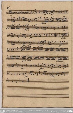 15. Allegro moderato, F-Dur