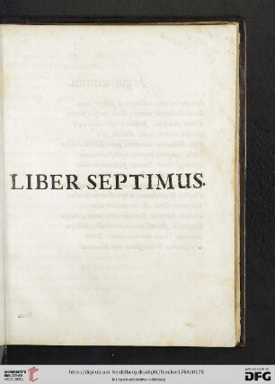 Liber septimus