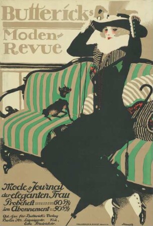 Buttericks Moden-Revue. Mode-Journal der eleganten Frau
