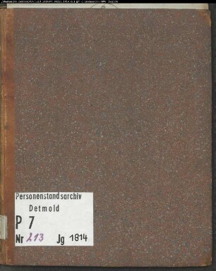 Zivilstandsregister der Munizipalität Altwarendorf (Aufgebote 1814). (Gemeinde: Altwarendorf, Kreis Warendorf)