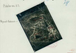 Foto des Geländes um und nordwestlich von Biaches (Luftbild)