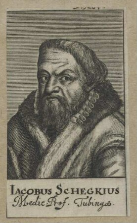 Bildnis des Iacobus Schegkius
