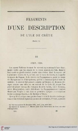 N.S. 16.1867: Fragments d'une description de l'île de Crète, [3]