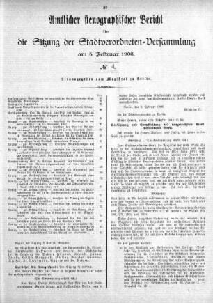 No. 4, 5. Februar 1903