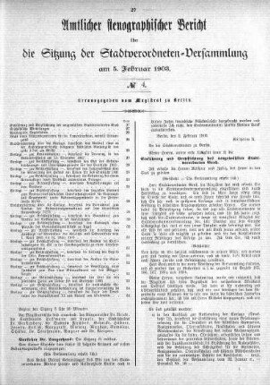 No. 4, 5. Februar 1903