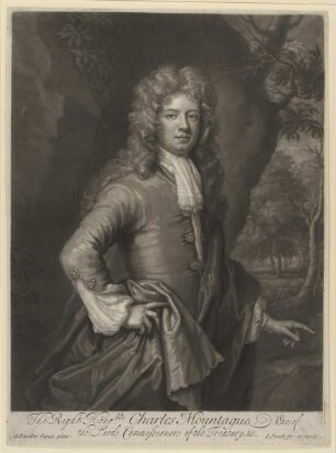 Bildnis des Charles Mountague, 1. Earl of Halifax