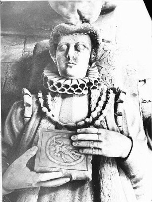 Anna, Gräfin zu Stolberg (1548-1599), verh. mit Ludwig III. Graf von Löwenstein-Wertheim, Grabmal in der Wertheimer Stiftskirche