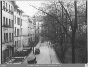 Taubenstraße von Osten, Taubenstraße 13 (angeschnitten) - 15