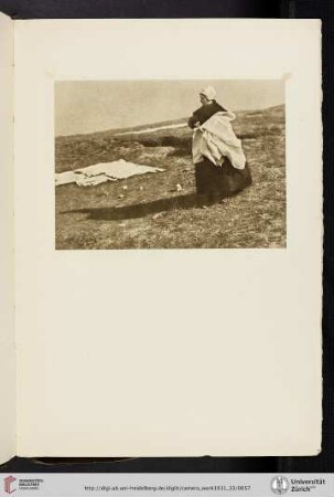 [Heinrich Kuehn, IX. On the Dunes, mezzotint photogravure from the original print]